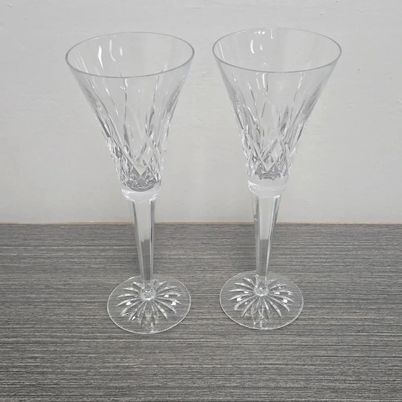 Waterford Other - Lismore Toasting Flute Pair
